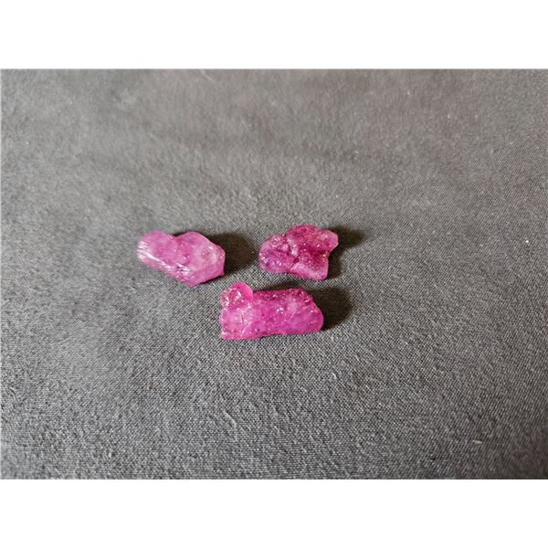 32.90CTW Natural rough rubies