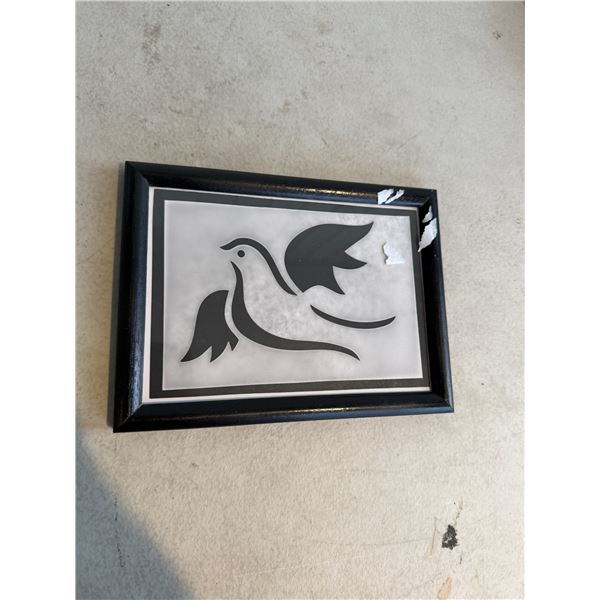 Dove of Peace wall hanging 5 1/2" x 7 1/2"