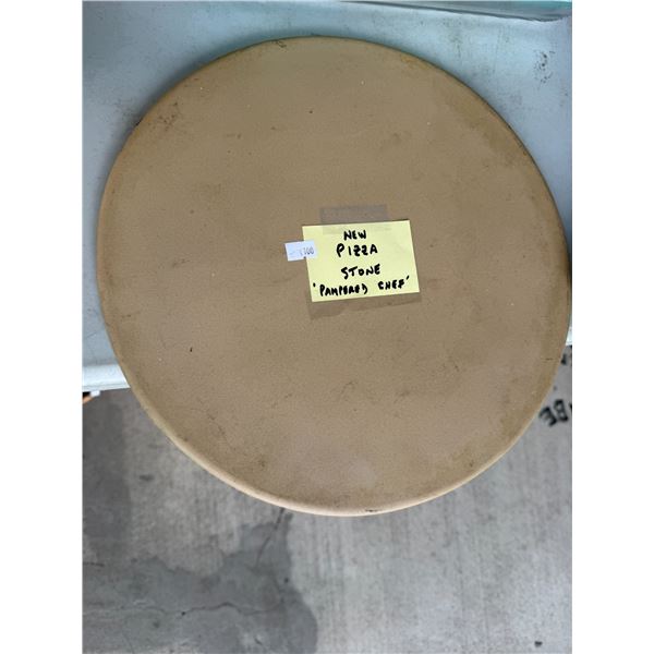 Pizza stone by pampered chef