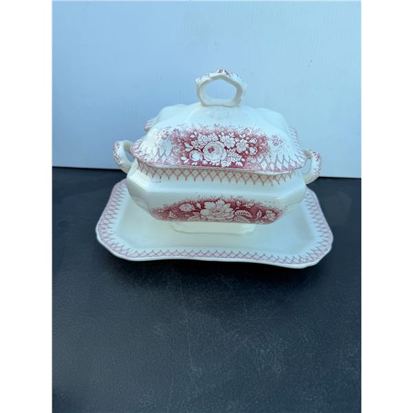 Old Waller gravy dish