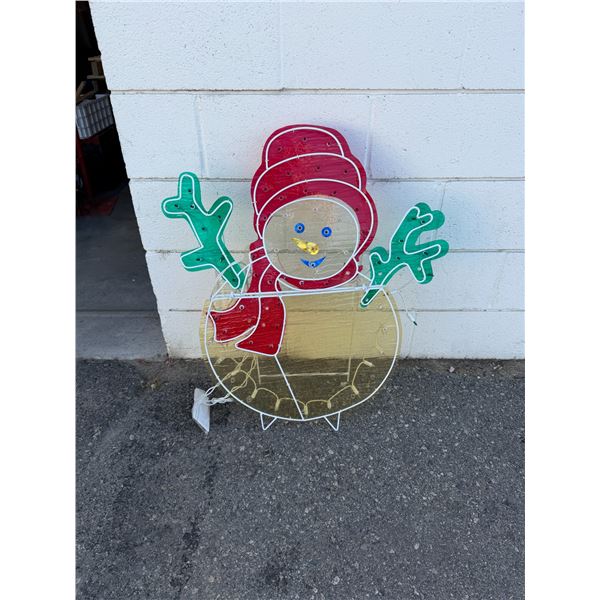 Light up snowman