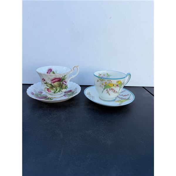 Tea, cups, and saucers
