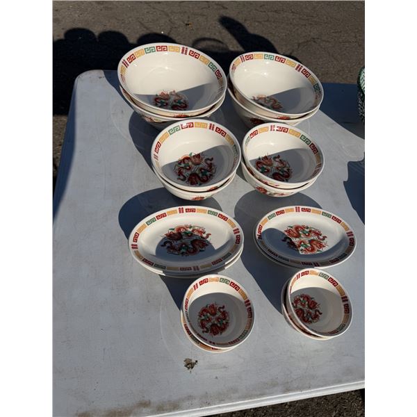 Dragon dishware