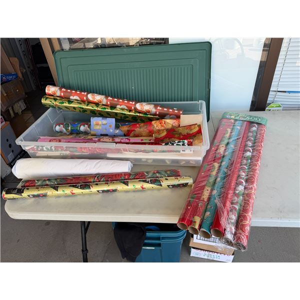 Gift wrap, and container