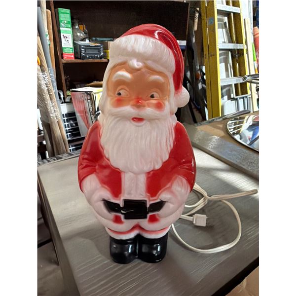 Vintage Santa light up decor