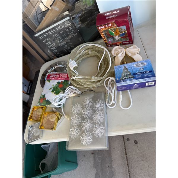 Assorted Christmas items