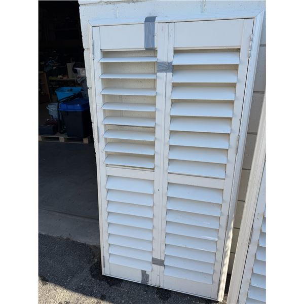 Window shutters 62 1/4" x 32 1/4"