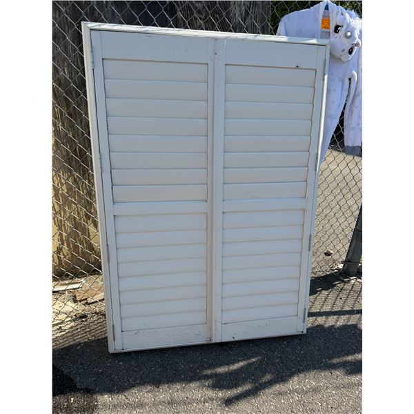 Window shutters 62 1/4"  x 44"