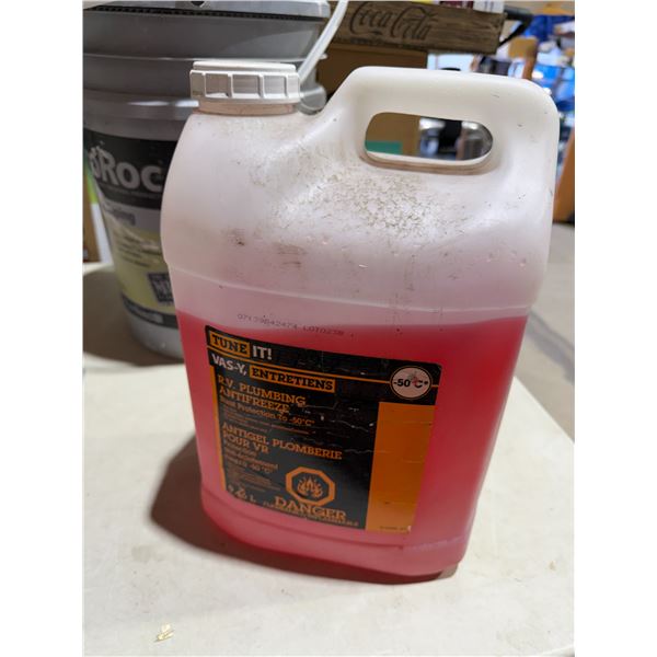 RV, plumbing antifreeze