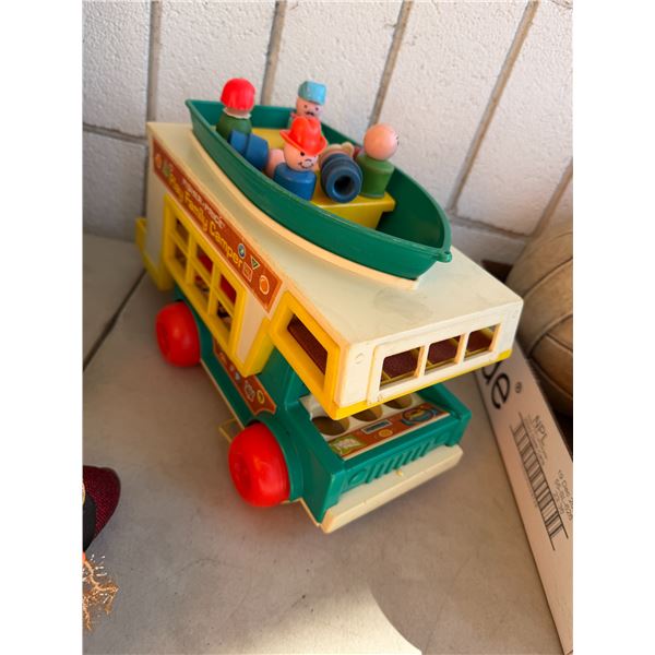 Fisher-Price truck and camper with
