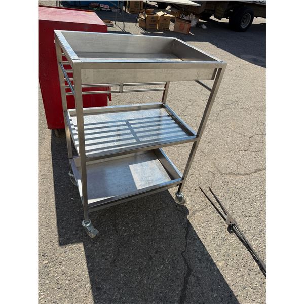Rolling cart 23 1/2" x 16" x 35"