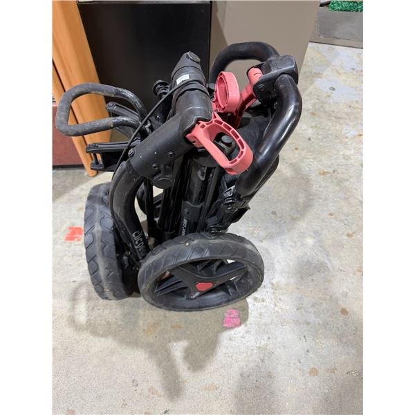 Folding golf cart