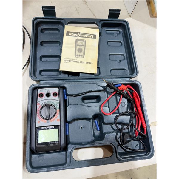 Mastercraft pocket digital multimeter