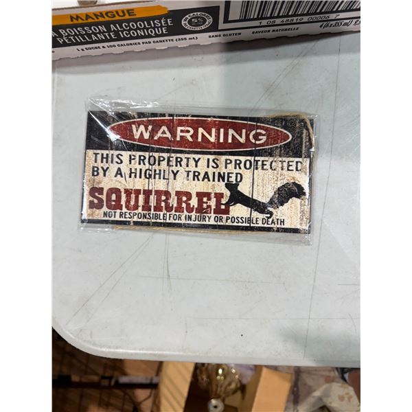 Small sign