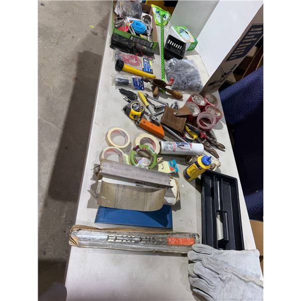 Assorted tools, etc.