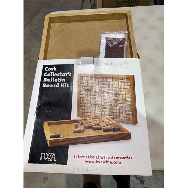 Cork collectors bulletin board