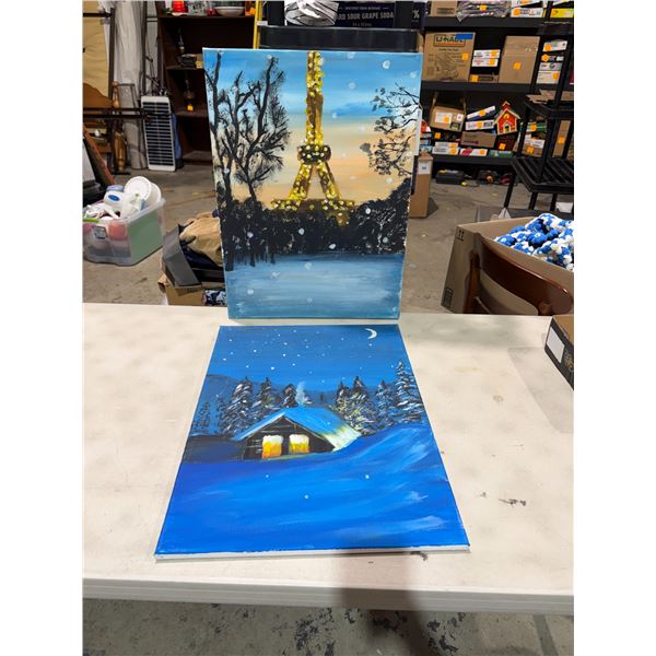 2 canvas artwork