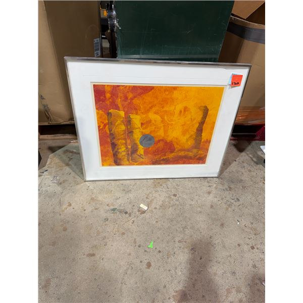 Tomlinson artwork Jerusalem, the great cry Glass has crack