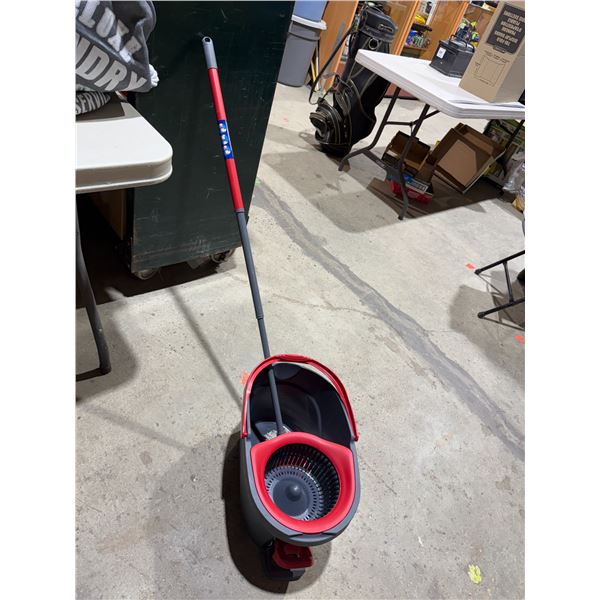 VILEDA spin, mop, and bucket