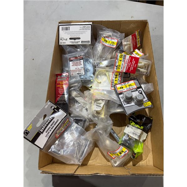 New handrail brackets, 1 inch hangers for concrete and brick doors stops and other items