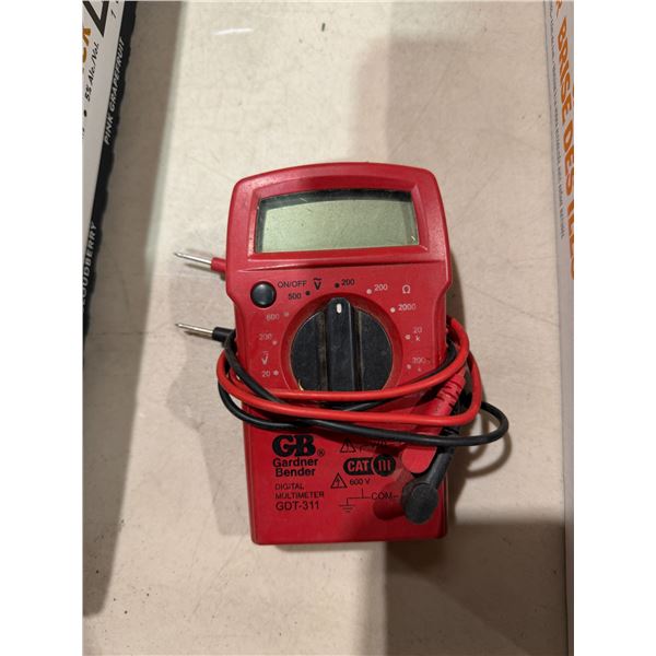 Gardner Fender digital multimeter GDT 311