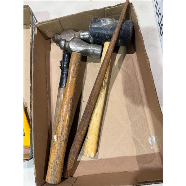 Hammers and rubber mallet, etc.