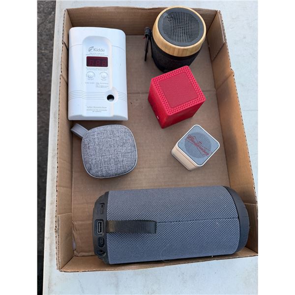 Speakers and carbon monoxide alarm