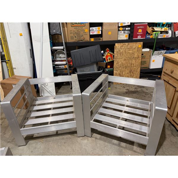 Aluminum patio chair frames