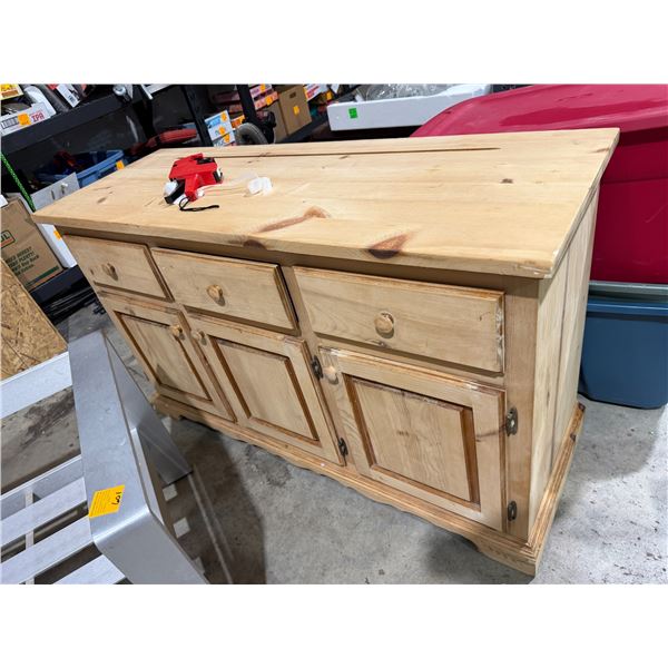 Rustic cabinet 57" x 20 1/2" x 34"