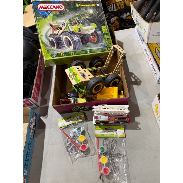 Meccano and other toys