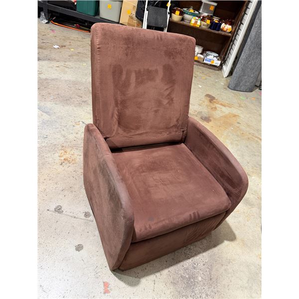Pulled up a recliner