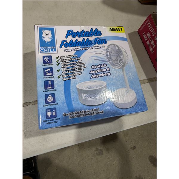 Portable portable fan