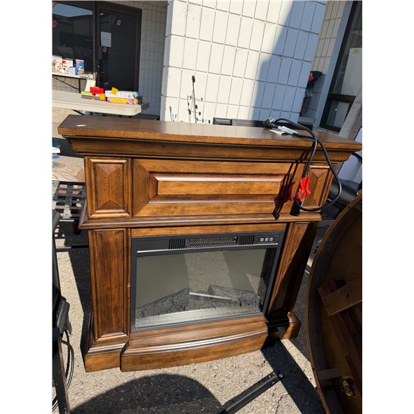 Electric fireplace 37" x 9" x 36" tall
