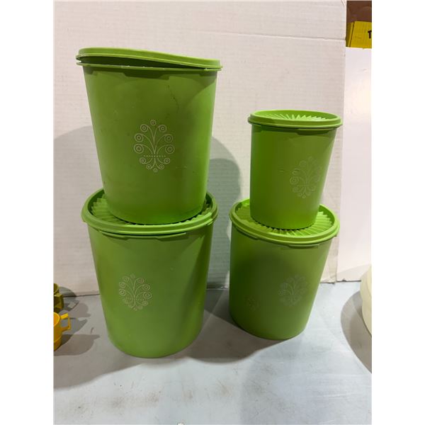 Tupperware canisters