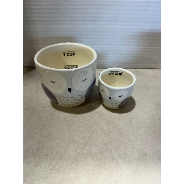 Owl measuring cups