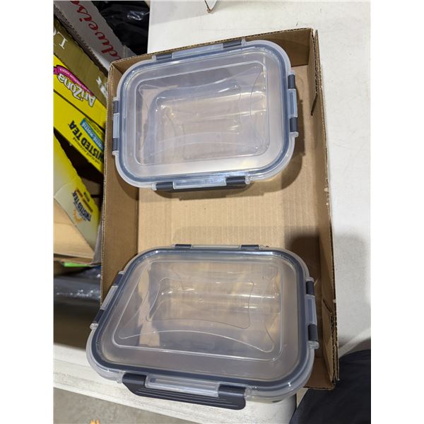 Reusable glass container containers