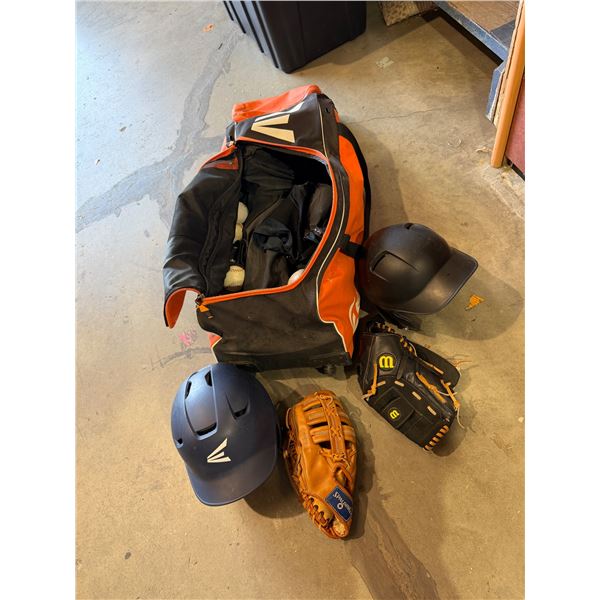 Baseball gear  bundle of used baseball/football gear