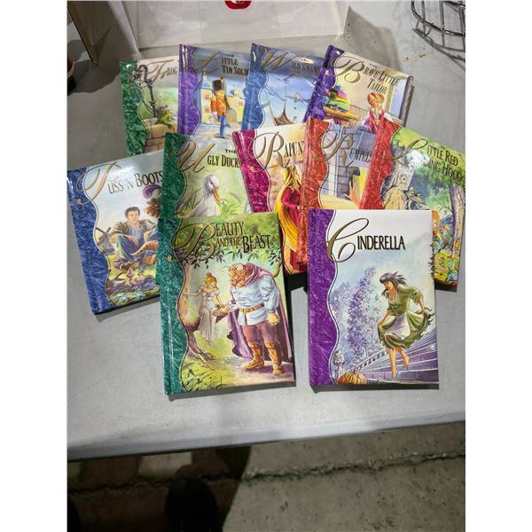 Children's books, ugly duckling, Cinderella, a little red riding Hood, etc.