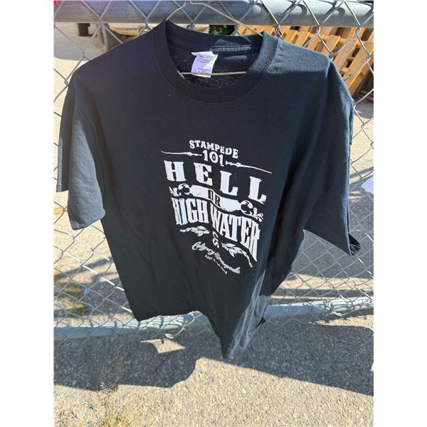 Stampede 101 size large shirt, hell or high water