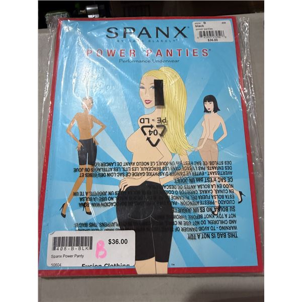 Spanx power panties size B
