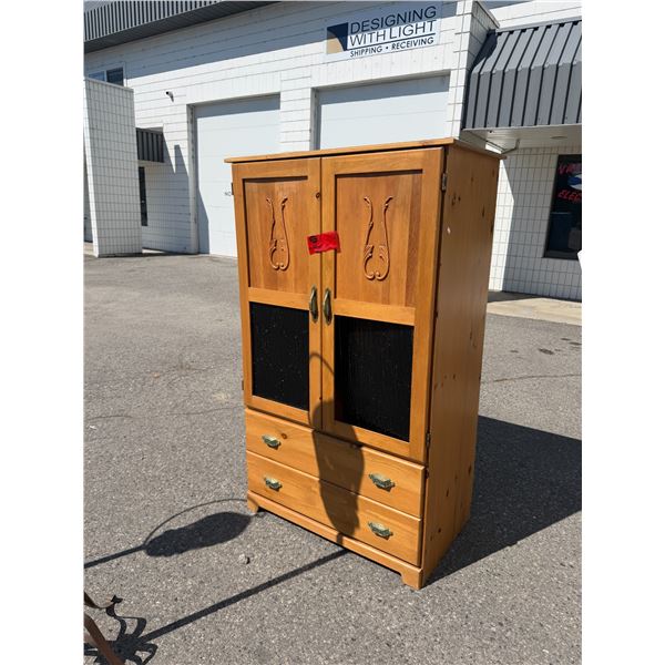 Cabinet needs TLC 37" x 21" x 61" tall