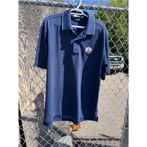 Oilers shirt size large