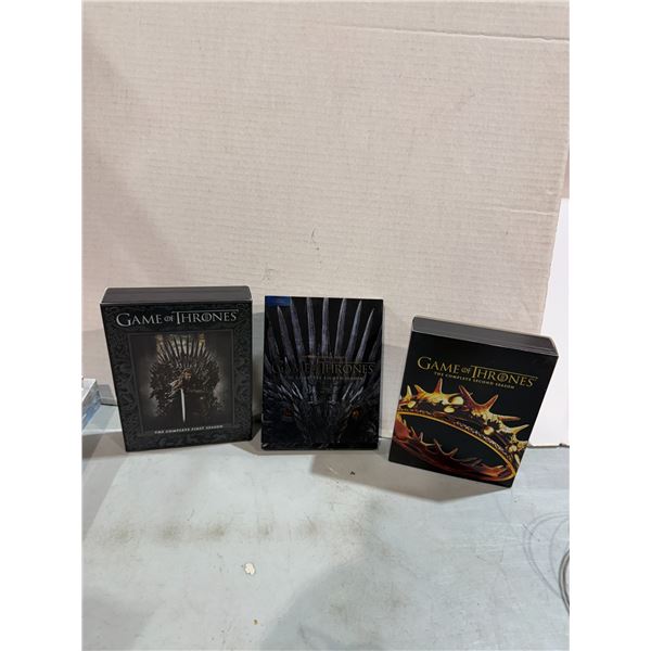 Game of Thrones first season second season and eighth season
