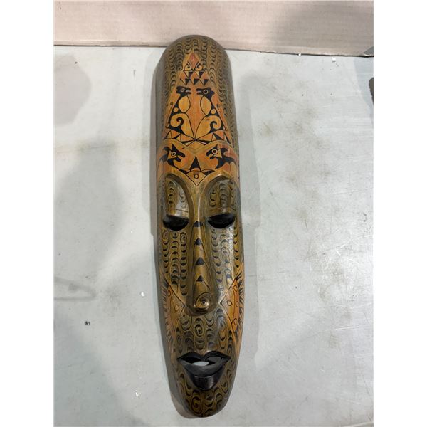 Carved mask 20 inches long