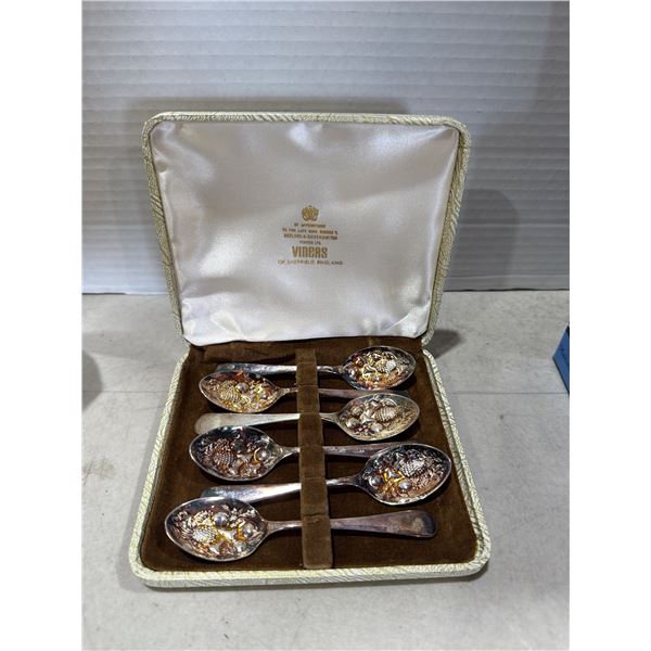 Antique Viners England berry spoons
