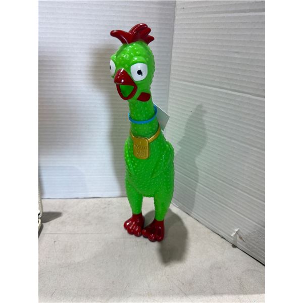 Screaming rubber chicken