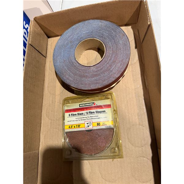 Sandpaper and sand discs