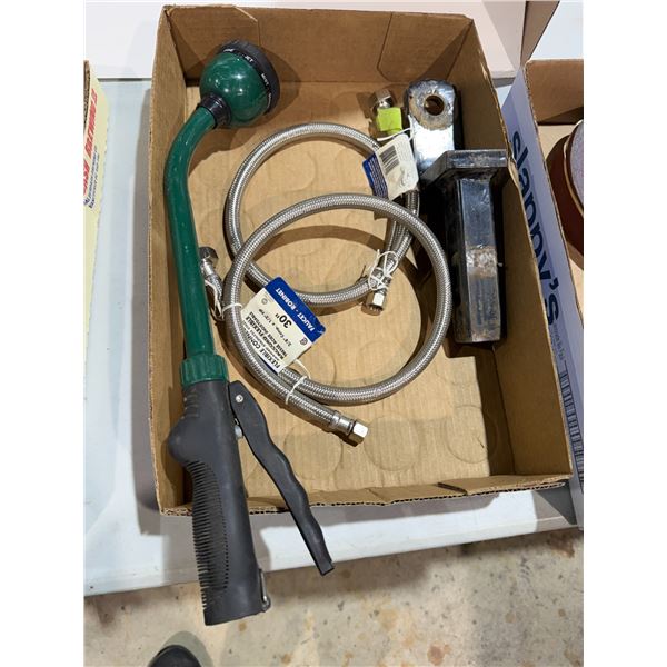 Hitch item, faucet hose, and sprain nozzle