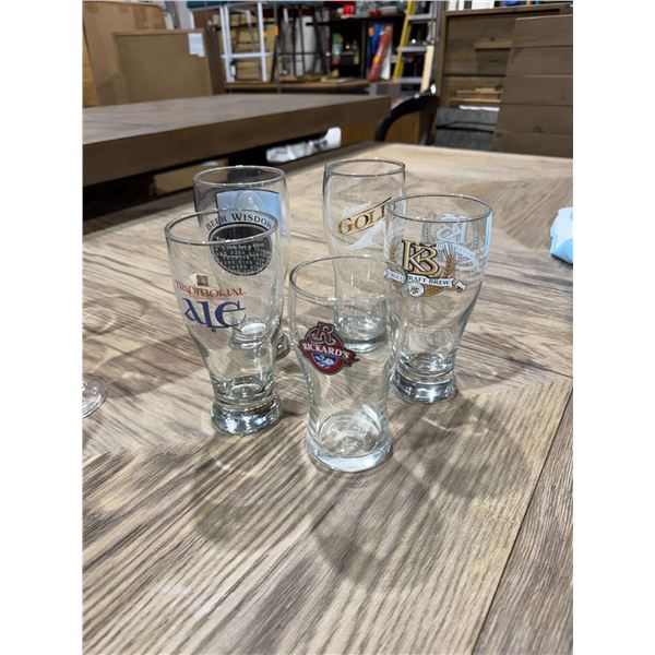 Beer glasses