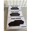 Image 1 : George Foreman big dish, griddle plate, omelette plate plates